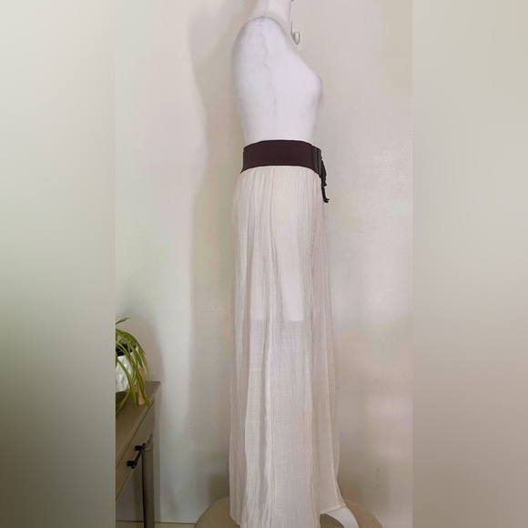 XL (15/17) White Maxi Skirt-Festival, Western Chic, Laced Romantic, Boho Style - Picture 9 of 13
